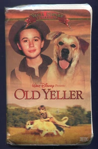 Old Yeller Walt Disney Tommy Kirk Chuck Connors VHS New Sealed Clamshell Case - Picture 1 of 6