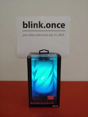 Blackweb Bluetooth Wireless Speaker with Color Changing LED Lights, BWA19AAS91 - Image 1 of 3