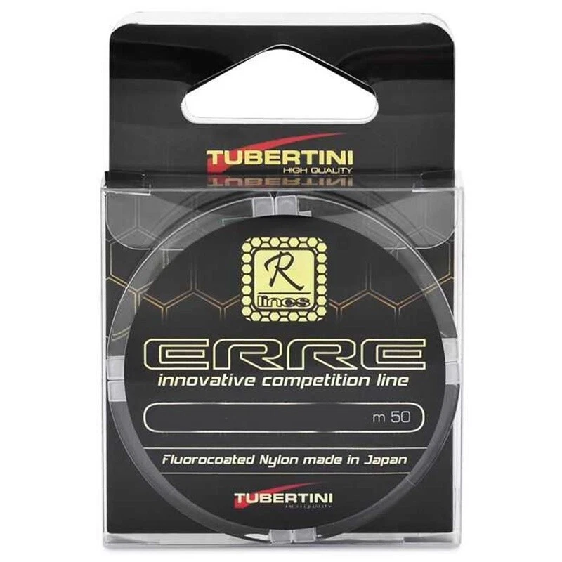 Tubertini Erre 50mt Fluorocoated  NYLON PER TERMINALI AGONISMO PESCA AL COLPO - Immagine 1 di 1