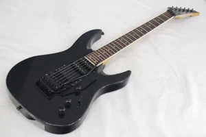 YAMAHA RGX-612S Black Made in Japan 1980s ST Type Solid Body Electric Guitar - Picture 1 of 10