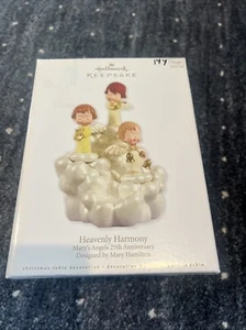 Hallmark 2012 Heavenly Harmony Mary's Angels 25 aniversario musical de mesa - Imagen 1 de 3