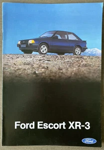 1981 Ford Escort XR3 original Spanish sales brochure - Bild 1 von 8