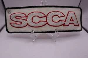 SCCA SPORTS CAR CLUB OF AMERICA EMBROIDERED PATCH FAIR CONDITION - Picture 1 of 2