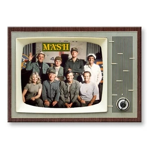 MASH M.A.S.H. TV Show Classic TV 3.5 inches x 2.5 inches Steel FRIDGE MAGNET - Picture 1 of 2