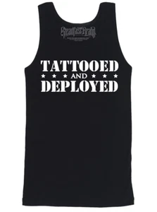 New Men's Tattooed & Deployed Tank - size 2XL - Picture 1 of 1