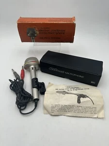Electret Condenser Stereo Microphone Realistic Radio Shack 33-919 Complete CIB - Picture 1 of 23