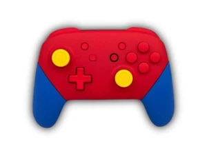 Controlador NS Pro personalizado "Rojo Pasión, Azul y Amarillo" - Imagen 1 de 6