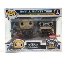 Funko Pop Marvel Studios Thor Love And Thunder Thor & Mighty Thor Bobble Heads