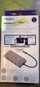 Targus - USB-C Dual HDMI 4K Docking Station with 100W PD Pass-Thru - Silver USA - Picture 1 of 1