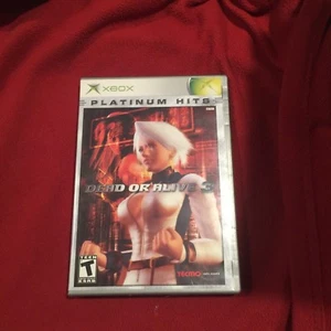 Original Microsoft XBox Videospiel Dead or Alive 3 Rated T Platinum Hits - Bild 1 von 3
