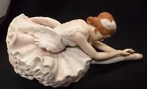 De colección Santiago ENESCO LAGO CISNE Estirante BAILARINA Estatuilla Bisque PORCELANA - Imagen 1 de 10