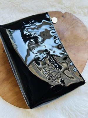 Yves Saint Laurent Beaute YSL black Is Bold Makeup cosmetic Bag Pouch clutch New - Image 1 of 4