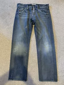 Men’s Energie Rocco Distressed Jeans W34 L34 Straight Fit - Picture 1 of 23