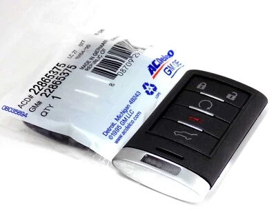 NUEVO SELLADO OEM 2010-2014 CADILLAC SRX ARRANQUE REMOTO LLAVERO INTELIGENTE 22865375 Foto 1 de 4