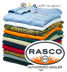 T-shirt Henley NUOVA - Rasco FR resistente alla fiamma - TUTTI I COLORI spedizione veloce - Foto 1 di 16