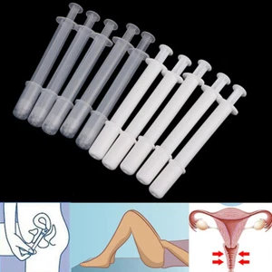 5 PC Lube iniettore siringa usa e getta applicatore vaginale Nasale - Picture 1 of 14