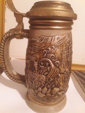 Vintage Avon: The Gold Rush Stein Handcrafted Mug/Jug 1987