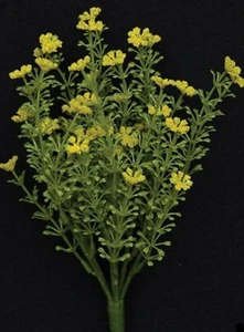 10-1/2" Yellow Astilbe Floral Pick Decor - Picture 1 of 1