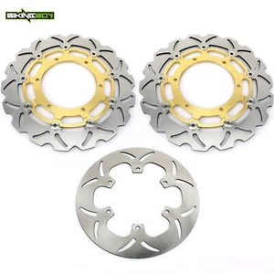 Front Rear Brake Rotors Discs For Yamaha FJR 1300 ABS 03-18 FJR1300 AS 06-up - Picture 1 of 13