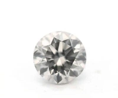 Big Gray Diamond - 3.62Ct Natural Loose Fancy gray Color diamond Round SI2 - Image 1 of 4