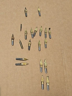 20 - Plumillas para pluma estilográfica Speedball de Hunt Pen Co. Foto 1 de 4