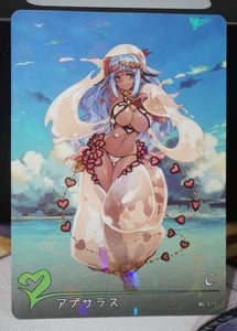 Tarjeta Shatterfoil C MG-077 Apsaras Monster Girl Encyclopedia Goddess Story Waifu - Imagen 1 de 1