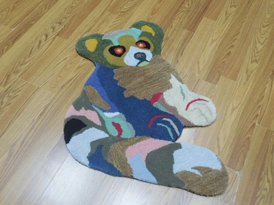 Tibetan  Kohala Rug Shape Handmade Kids Boho Rug Aesthetic Rug 2x3 Ft - Image 1 of 4