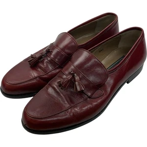 Charles Jourdan Leder Burgunderrot Quaste Halbschuhe - UK8,5 - Bild 1 von 9