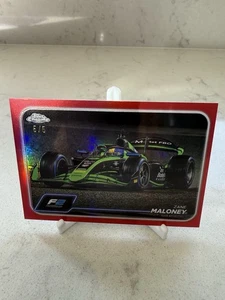 2024 Topps Chrome Sapphire Edition Formula 1 F2 Cars Zane Maloney #97 Red 5/5 - Bild 1 von 3