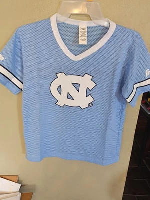 NORTH CAROLINA TAR HEELS FRANKLIN MESH  FOOTBALL JERSEY SIZE MEDIUM YOUTH - Image 1 of 4