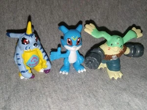 Vtg Digimon Digital Monsters Lot Of 3: Gabumon, Vermont, Gargomon - Picture 1 of 8