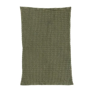 Cotton Waffle Weave, Green Tea Towel - Picture 1 of 2