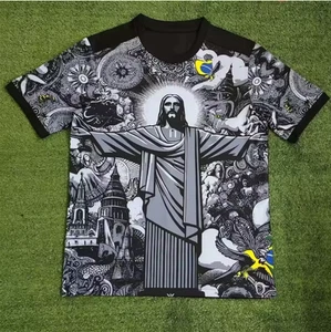 Brazil Christ The Redeemer Jersey S Special Edition Shirt Great Gift Collection - Picture 1 of 16