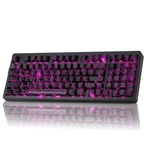 ZH980 Wireless Mechanical Gaming Keyboard,95% Black Hot-Swappable Custom Crea... - Picture 1 of 9