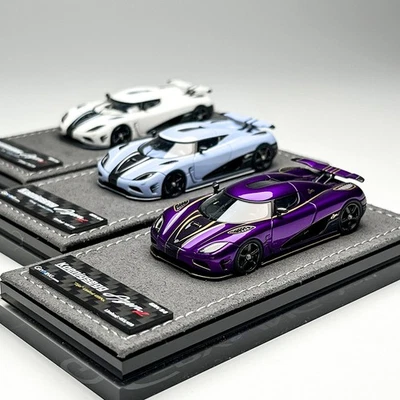 GRYNING 1:64 Koenigsegg Ageera R modelo de coche resina tres colores Foto 1 de 4