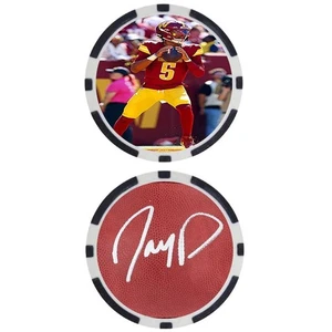 Jayden Daniels SIGNIERTER Poker Chip #2 - NFL Season Player 2025 - Bild 1 von 2