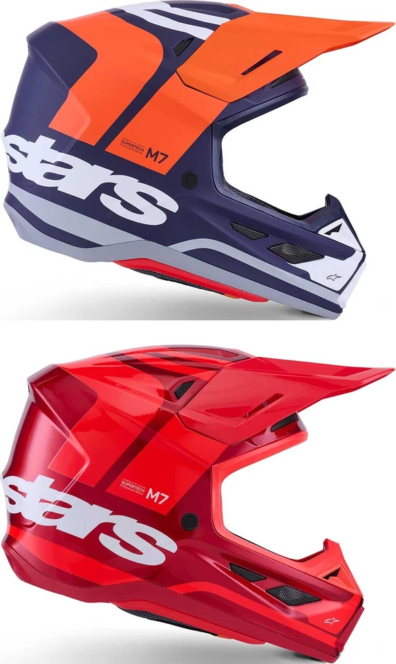 Casco Alpinestars M7 Core - Motocross Dirt Bike MX ATV UTV Moto todoterreno Foto 1 de 1