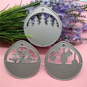 Christmas Metal Cutting Dies Snowflake Forest Template Scrapbooking Stencils FQ - Picture 1 of 5