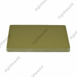 Gold PVC Karten, CR80,30 Mil, Kreditkartengröße - USA - 10er Pack - Bild 1 von 2