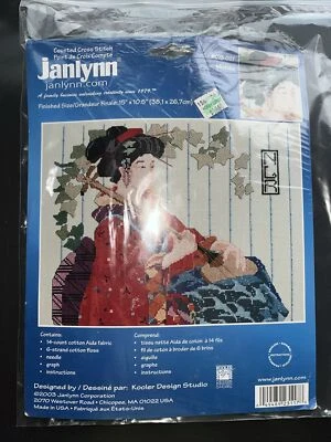 "Kit de punto de cruz contado Janlynn Michiko 15""x10,5"" nuevo en caja" Foto 1 de 4