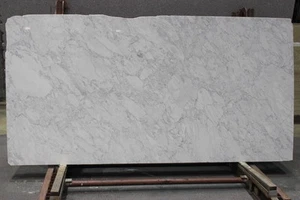 Arbeitsplatte Carrara C Tischplatte Natursteinplatte Steinplatte Marmor weiss - Bild 1 von 7