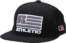 Russell Athletic Patriot Snap Back 3D Embroidered Cap Colour:Black Size:0