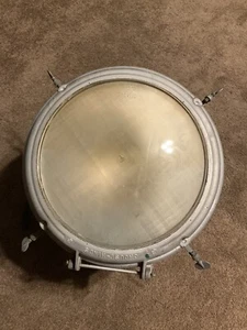 old 17” Crouse Hinds Metal Industrial Frosted Glass Spotlight Ship Boat Nautical - Picture 1 of 12