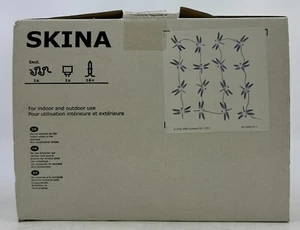 IKEA SKINA 16 LED String Lights Indoor Outdoor Blue Dragonfly - New Open Box - Picture 1 of 4