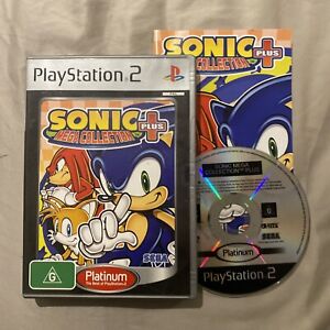 Sonic Mega Collection Plus PS2 Game + Manual *FREE SHIPPING* PlayStation 2 Games