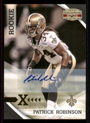 2010 Panini Gridiron Gear AUTO Gold X's #231 Patrick Robinson /299 - Image 1 of 2