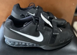 Nike Mens Romaleos 2 Black 476927-001 Weightlifting Shoes Men’s Sz 15 NEW - Picture 1 of 6