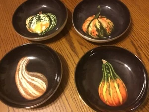 WILLIAMS SONOMA Cosecha Calabaza 5-1/2" INMERSIÓN/BAYAS CUENCOS Mezcla-NUEVO EN CAJA S/4 - Imagen 1 de 3