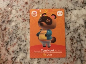 423 TOM NOOK Animal Crossing Amiibo Authentic Nintendo Mint Card From Series 5 - Picture 1 of 1