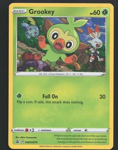 Grookey SWSH070 Promo Pokemon SWSH: Sword & Shield Promo Cards NM - Picture 1 of 2